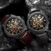 Men's Fashion Casual Hollow Nostalgic Style Automatic Mechanical Watch - Image 2