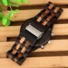 New Multi-functional Calendar Full Wood Band Quartz Watch - Image 4