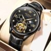 Men's Fashion Hollowed-out Mechanical Watch - Image 10