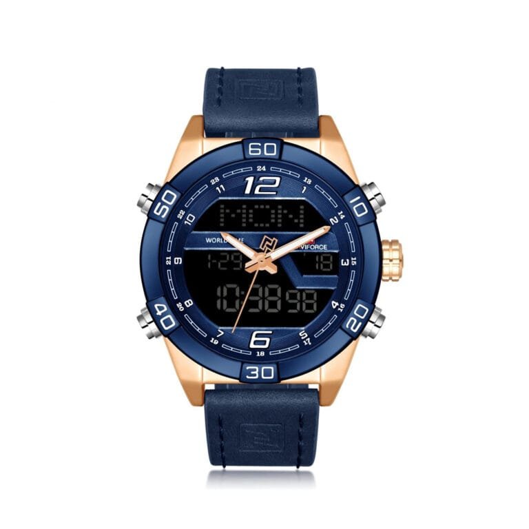 Men’S Watch Led Electronic Watch Waterproof Belt Quartz Men’S Watch Watch