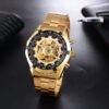Mens Watch Mens Mechanical Watch Steel Band Fashion Watch High-end Hollow Mechanical Watch - Image 3