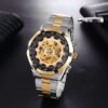 Mens Watch Mens Mechanical Watch Steel Band Fashion Watch High-end Hollow Mechanical Watch - Image 4