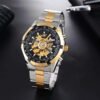 Mens Watch Mens Mechanical Watch Steel Band Fashion Watch High-end Hollow Mechanical Watch - Image 6
