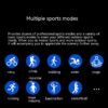 Heart Rate Blood Pressure Bluetooth Call Sport Step Counting Watch - Image 8