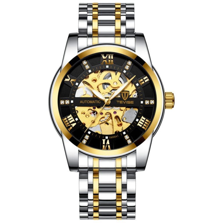 Men”s Fashion Watch Fashion Automatic Mechanical Watch Hollow Watch Watch Waterproof Men”s Watch