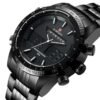 Waterproof Electronic Watch, Sports Men's Watch, Steel Band Men's Watch - Image 3