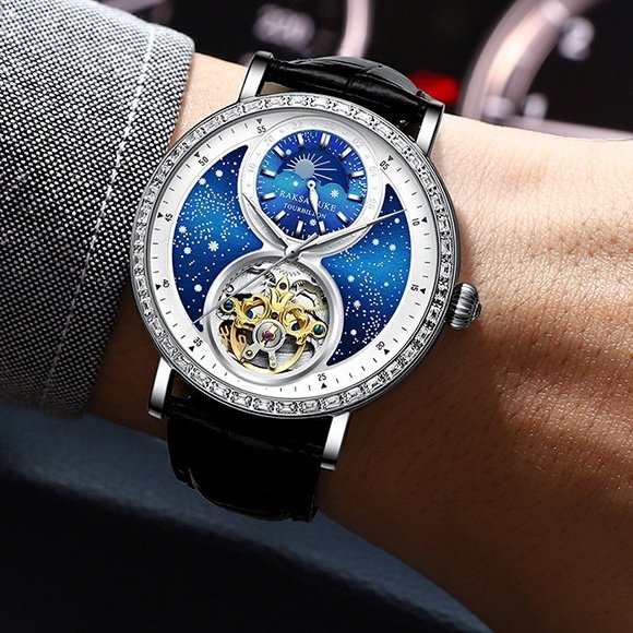 Automatic Mechanical Watch Young Men’s Business All-Match Sports Watch Waterproof