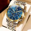Multifunctional Moon Phase Automatic Mechanical Watch Waterproof Watch - Image 4