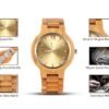 Wooden quartz watch - Image 3
