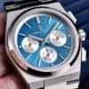 Mens Fashion Blue Quartz Waterproof Chronograph Watch - Image 7