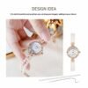 Women's Niche Creative And Slightly Luxury Pearls Strap Watch - Image 9
