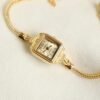 Small And Exquisite Fine Band Watch Retro Bracelet Square Model - Image 6