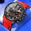 Silicone Band Multi-function Luminous Quartz Watch Men's Watch Men's Watch - Image 8