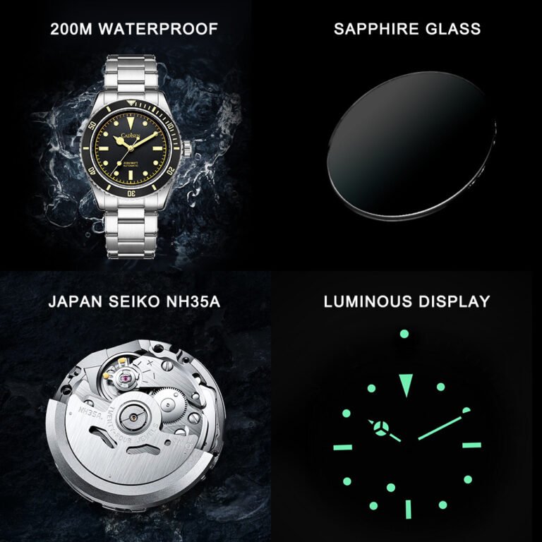 Men’s Waterproof Fashion Business Mechanical Watch