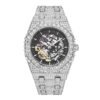 Full Diamond Hip Hop Party Automatic Hollowing Mechanical Watch - Image 5