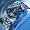 New Multi-functional Fashion Mechanical Business Classic Steel Belt Waterproof Men's Watch - Image 5