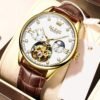 Men's Fashion Hollowed-out Mechanical Watch - Image 6