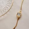 Small And Exquisite Fine Band Watch Retro Bracelet Square Model - Image 7