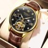 Men's Fashion Hollowed-out Mechanical Watch - Image 9