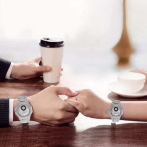 Full Diamond-Set Couple's Watches