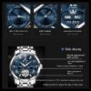 New Multi-functional Fashion Mechanical Business Classic Steel Belt Waterproof Men's Watch - Image 2