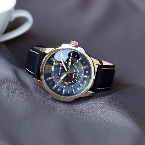 Fashion Calendar Week Quartz Handsome Men’s Watch