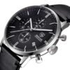 Waterproof calendar leather men's quartz watch - Image 3