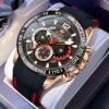 Silicone Band Multi-function Luminous Quartz Watch Men's Watch Men's Watch - Image 7