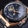 Casual Hollow Mechanical Movement Automatic Watch - Image 4