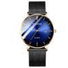 Blue Light Ultra-thin Fashion Men's Waterproof Quartz Watch - Image 10