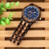 New Multi-functional Calendar Full Wood Band Quartz Watch - Image 3