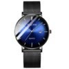 Blue Light Ultra-thin Fashion Men's Waterproof Quartz Watch - Image 7