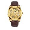 Hollow Men's Leather Belt Mechanical Watch Waterproof - Image 3