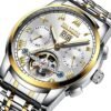 Men's Fashion Waterproof Luminous Hollow Tourbillon Automatic Mechanical Watch - Image 9