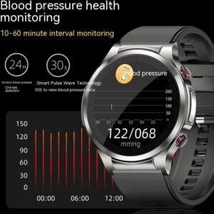 W11 Blood Sugar Testing ECG Blood Pressure Heart Rate Body Temperature Smart Watch