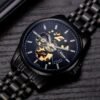 Mechanical Fully Automatic Fashion Hipster Luxury Steel Belt Watch