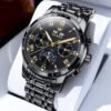 Multifunctional Moon Phase Automatic Mechanical Watch Waterproof Watch - Image 5