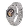Hip Hop Full Square Diamond Luminous Hollow Mechanical Watch - Image 8